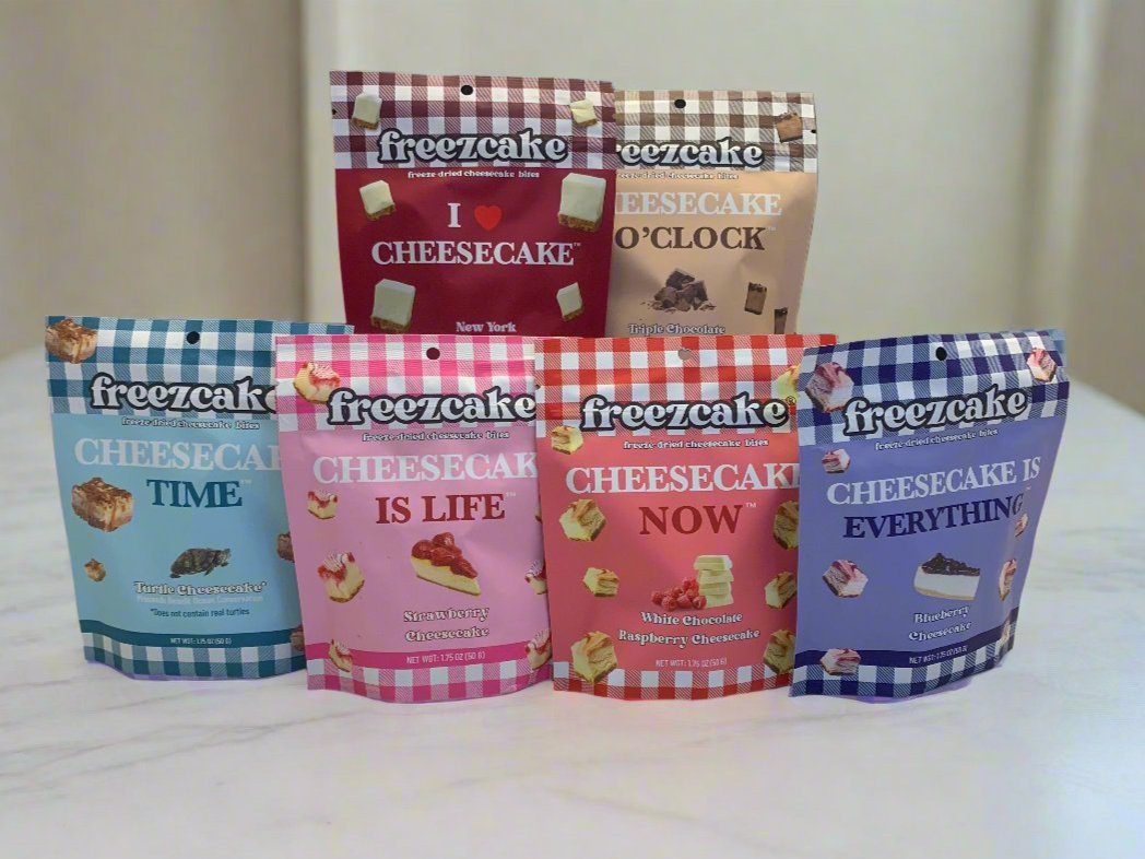 Freezcake Classic 6 Sampler Pack: Freeze-Dried Cheesecake Bites