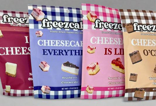 Classic Flavors 4 Pack Sampler: Freezcake Freeze-Dried Cheesecake Bites