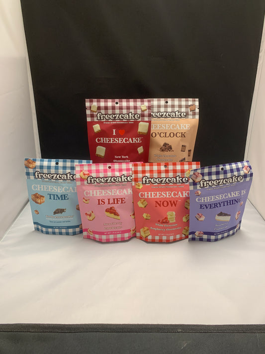 Freezcake Classic 6 Sampler Pack: Freeze-Dried Cheesecake Bites